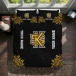 Custom Kennesaw State Owls Mandala Lacework Bedding Set Best Selling