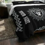 Custom Las Vegas Raiders Mandala Lacework Bedding Set Best Selling