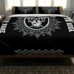 Custom Las Vegas Raiders Mandala Lacework Bedding Set Best Selling