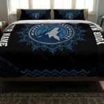 Custom Minnesota Timberwolves Mandala Lacework Bedding Set Best Selling