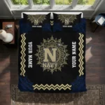 Custom Navy Midshipmen Mandala Lacework Bedding Set Best Selling