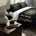 Custom Navy Midshipmen Mandala Lacework Bedding Set Best Selling
