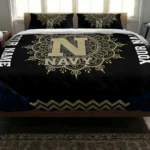 Custom Navy Midshipmen Mandala Lacework Bedding Set Best Selling