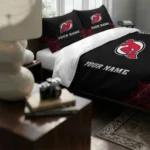 Custom New Jersey Devils Mandala Lacework Bedding Set Best Selling