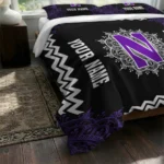 Custom Northwestern Wildcats Mandala Lacework Bedding Set Best Selling