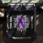 Custom Northwestern Wildcats Mandala Lacework Bedding Set Best Selling