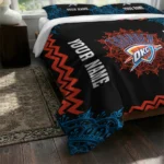Custom Oklahoma City Thunder Mandala Lacework Bedding Set Best Selling
