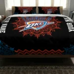 Custom Oklahoma City Thunder Mandala Lacework Bedding Set Best Selling