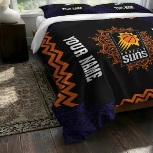 Custom Phoenix Suns Mandala Lacework Bedding Set Fashion Forward