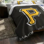 Custom Pittsburgh Pirates Mlb Logo Bedding Set Best Selling