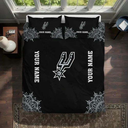 Custom San Antonio Spurs Mandala Lacework Bedding Set Best Selling