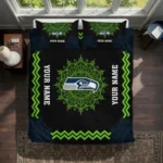 Custom Seattle Seahawks Mandala Lacework Bedding Set Best Selling
