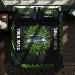 Custom Seattle Seahawks Mandala Lacework Bedding Set Best Selling