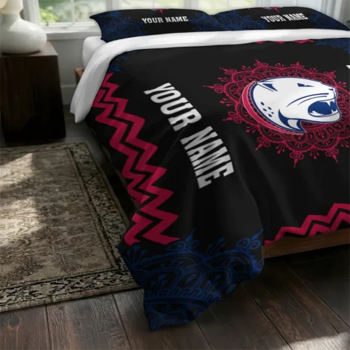 Custom South Alabama Jaguars Mandala Lacework Bedding Set Fashion Forward