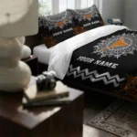 Custom Texas Longhorns Mandala Lacework Bedding Set Best Selling