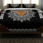 Custom Texas Longhorns Mandala Lacework Bedding Set Best Selling