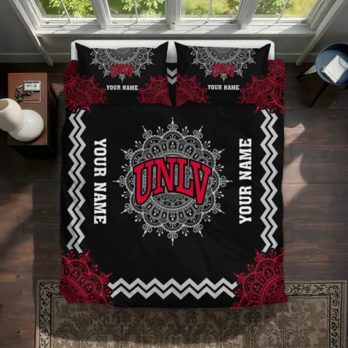Custom Unlv Rebels Mandala Lacework Bedding Set Best Selling