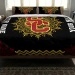 Custom Usc Trojans Mandala Lacework Bedding Set Best Selling