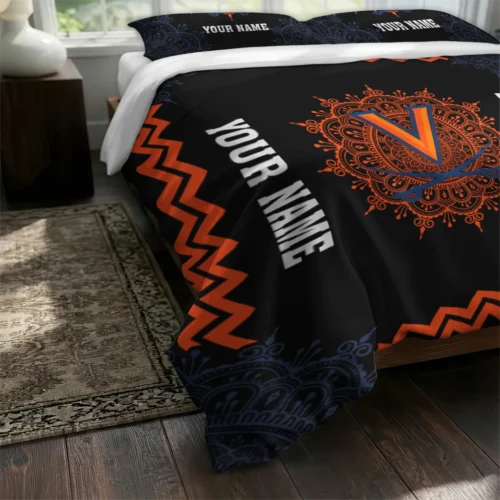 Custom Virginia Cavaliers Mandala Lacework Bedding Set Fashion Forward