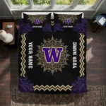 Custom Washington Huskies Mandala Lacework Bedding Set Best Selling