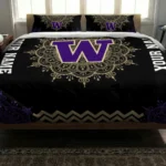 Custom Washington Huskies Mandala Lacework Bedding Set Best Selling