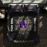 Custom Washington Huskies Mandala Lacework Bedding Set Best Selling