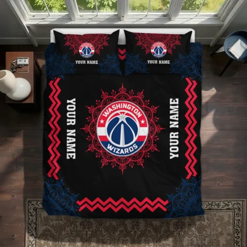 Custom Washington Wizards Mandala Lacework Bedding Set Best Selling