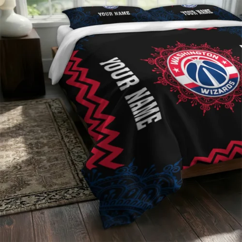 Custom Washington Wizards Mandala Lacework Bedding Set Fashion Forward