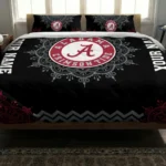 Customized Alabama Crimson Tide Mandala Lacework Bedding Set Best Selling