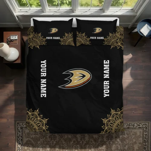 Customized Anaheim Ducks Mandala Lacework Bedding Set Best Selling