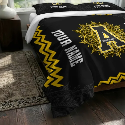 Customized Appalachian State Mountaineers Mandala Lacework Bedding Set Fashion Forward