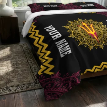 Customized Arizona State Sun Devils Mandala Lacework Bedding Set Fashion Forward