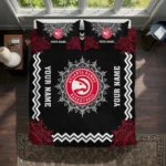Customized Atlanta Hawks Mandala Lacework Bedding Set Best Selling