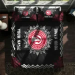 Customized Atlanta Hawks Mandala Lacework Bedding Set Best Selling