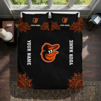 Customized Baltimore Orioles Mandala Lacework Bedding Set Best Selling