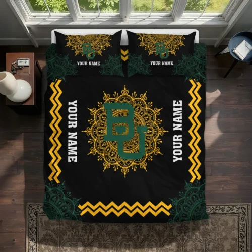 Customized Baylor Bears Mandala Lacework Bedding Set Best Selling