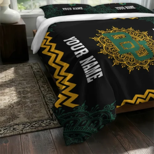 Customized Baylor Bears Mandala Lacework Bedding Set Fashion Forward