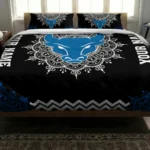 Customized Buffalo Bulls Mandala Lacework Bedding Set Best Selling