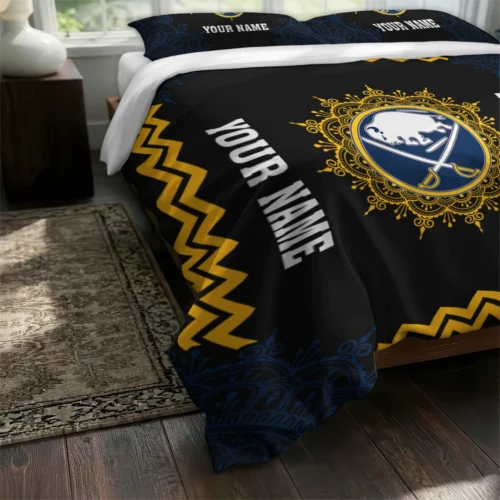 Customized Buffalo Sabres Mandala Lacework Bedding Set Fashion Forward
