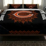 Customized Chicago Bears Mandala Lacework Bedding Set Best Selling