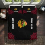 Customized Chicago Blackhawks Mandala Lacework Bedding Set Best Selling