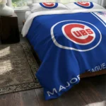 Customized Chicago Cubs Mlb Logo Bedding Set Best Selling