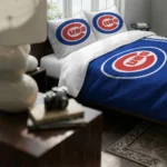 Customized Chicago Cubs Mlb Logo Bedding Set Best Selling