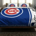 Customized Chicago Cubs Mlb Logo Bedding Set Best Selling