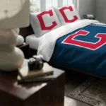 Customized Cleveland Guardians Mlb Logo Bedding Set Best Selling