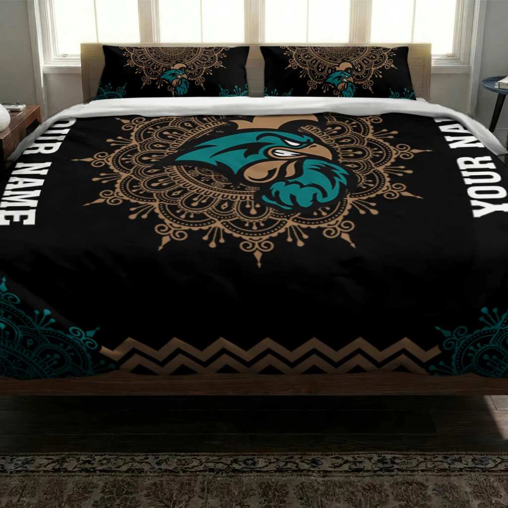 Customized Coastal Carolina Chanticleers Mandala Lacework Bedding Set Latest Model Customized Coastal Carolina Chanticleers Mandala Lacework Bedding Set Latest Model