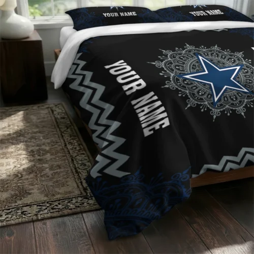 Customized Dallas Cowboys Mandala Lacework Bedding Set Fashion Forward