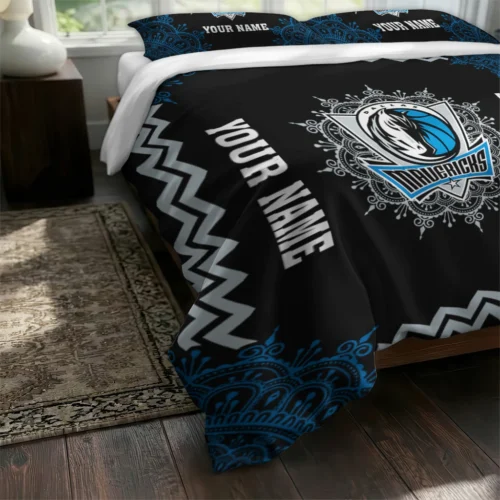 Customized Dallas Mavericks Mandala Lacework Bedding Set Fashion Forward
