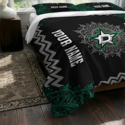 Customized Dallas Stars Mandala Lacework Bedding Set Fashion Forward