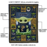 customized fiu panthers yody baby pattern blue quilt blanket best selling.webp